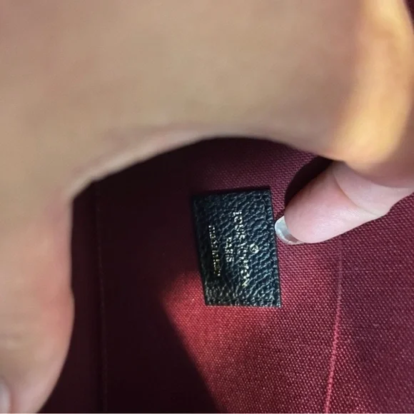 Louis Vuitton Black Felicie Pochette Bicolor Monogram Giant Empreinte - Picture 8 of 11